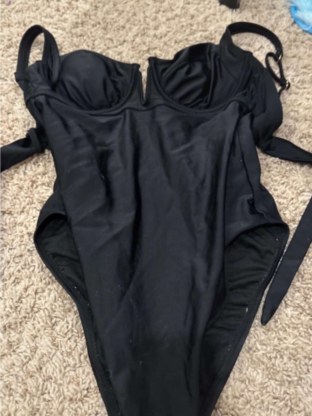 Classic Black womans One-Piece Swimsuit